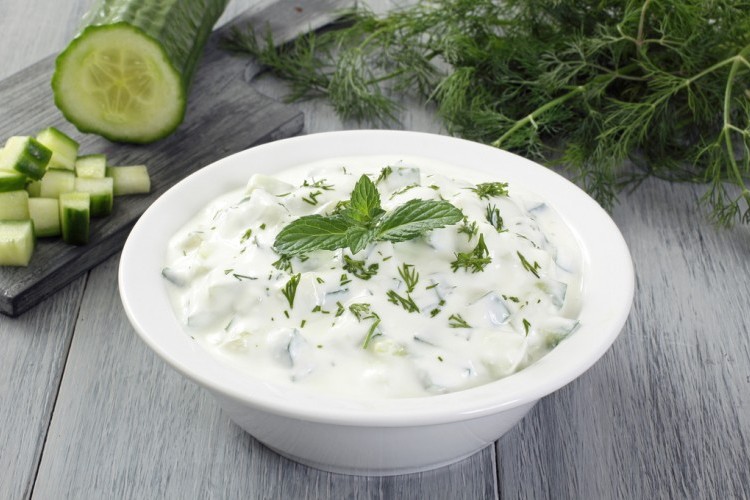 Yoghurt with Cucumber 